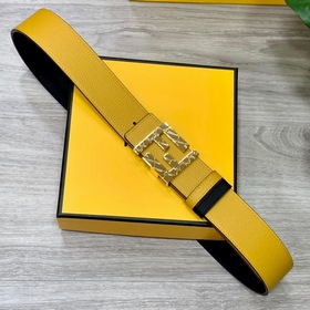 FENDl (Fendi) ширина 40 мм, двусторонняя оригинальная телячья кож