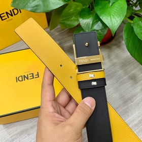 FENDl (Fendi) ширина 40 мм, двусторонняя оригинальная телячья кож