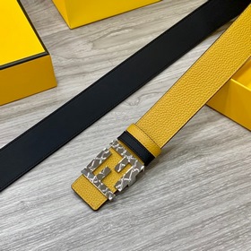 FENDl (Fendi) ширина 40 мм, двусторонняя оригинальная телячья кож