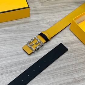 FENDl (Fendi) ширина 40 мм, двусторонняя оригинальная телячья кож