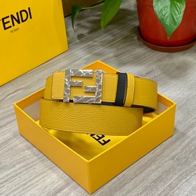 FENDl (Fendi) ширина 40 мм, двусторонняя оригинальная телячья кож