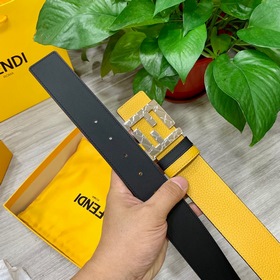 FENDl (Fendi) ширина 40 мм, двусторонняя оригинальная телячья кож