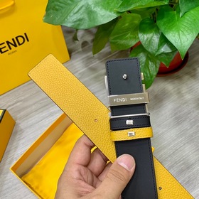 FENDl (Fendi) ширина 40 мм, двусторонняя оригинальная телячья кож