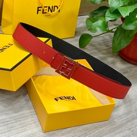 FENDl (Fendi) ширина 40 мм, двусторонняя оригинальная телячья кож