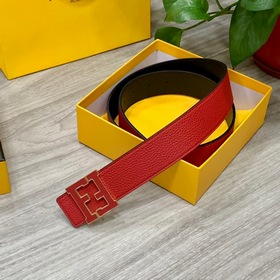 FENDl (Fendi) ширина 40 мм, двусторонняя оригинальная телячья кож