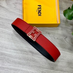 FENDl (Fendi) ширина 40 мм, двусторонняя оригинальная телячья кож