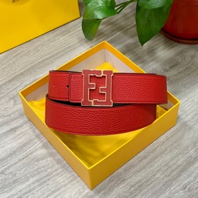FENDl (Fendi) ширина 40 мм, двусторонняя оригинальная телячья кож