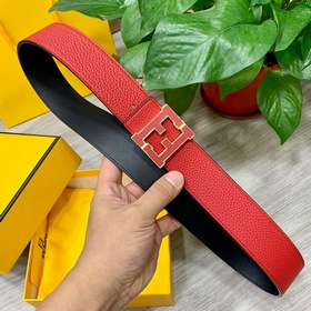 FENDl (Fendi) ширина 40 мм, двусторонняя оригинальная телячья кож