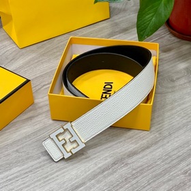 FENDl (Fendi) ширина 40 мм, двусторонняя оригинальная телячья кож