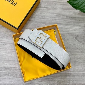 FENDl (Fendi) ширина 40 мм, двусторонняя оригинальная телячья кож