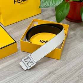 FENDl (Fendi) ширина 40 мм, двусторонняя оригинальная телячья кож