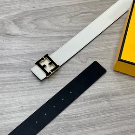 FENDl (Fendi) ширина 40 мм, двусторонняя оригинальная телячья кож