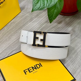 FENDl (Fendi) ширина 40 мм, двусторонняя оригинальная телячья кож