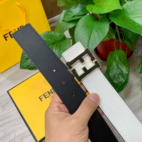 FENDl (Fendi) ширина 40 мм, двусторонняя оригинальная телячья кож