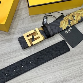 FENDl/Fendi, модель из бутика, ширина 40 мм, с фирменным логотипо