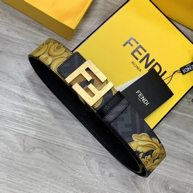 FENDl/Fendi, модель из бутика, ширина 40 мм, с фирменным логотипо