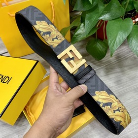 FENDl/Fendi, модель из бутика, ширина 40 мм, с фирменным логотипо