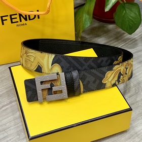 FENDl/Fendi, модель из бутика, ширина 40 мм, с фирменным логотипо