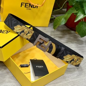 FENDl/Fendi, модель из бутика, ширина 40 мм, с фирменным логотипо