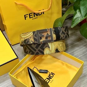 FENDl/Fendi, модель из бутика, ширина 40 мм, с фирменным логотипо