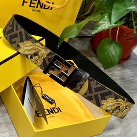 FENDl/Fendi, модель из бутика, ширина 40 мм, с фирменным логотипо