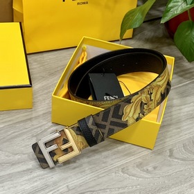 FENDl/Fendi, модель из магазина, ширина 40 мм, с фирменным логоти