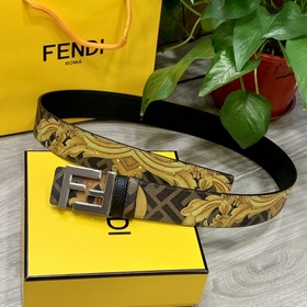FENDl/Fendi, модель из магазина, ширина 40 мм, с фирменным логоти