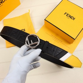FENDI/ФЕНДИ Широкий ремень шириной 38 мм с фирменным логотипом, и