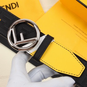 FENDI/ФЕНДИ Широкий ремень шириной 38 мм с фирменным логотипом, и