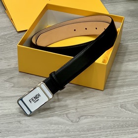 FENDI (Фенди) Женский пояс из кожи двойного слоя, изготовленный и