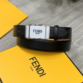 FENDI (Фенди) Женский пояс из кожи двойного слоя, изготовленный и