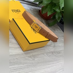 FENDI (Фенди) Женский пояс из кожи двойного слоя, изготовленный и