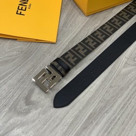 FENDI/ФЕНДИ Широкий ремень шириной 39 мм с фирменным логотипом. О