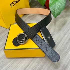 FENDl (Fendi) ширина 40 мм, двусторонняя оригинальная телячья кож