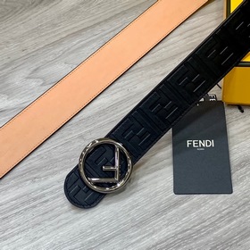 FENDl (Fendi) ширина 40 мм, двусторонняя оригинальная телячья кож