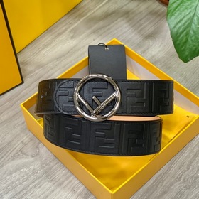 FENDl (Fendi) ширина 40 мм, двусторонняя оригинальная телячья кож