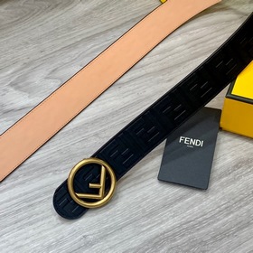 FENDl (Fendi) ширина 40 мм, двусторонняя оригинальная телячья кож