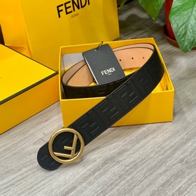 FENDl (Fendi) ширина 40 мм, двусторонняя оригинальная телячья кож