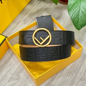 FENDl (Fendi) ширина 40 мм, двусторонняя оригинальная телячья кож
