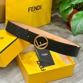 FENDl (Fendi) ширина 40 мм, двусторонняя оригинальная телячья кож