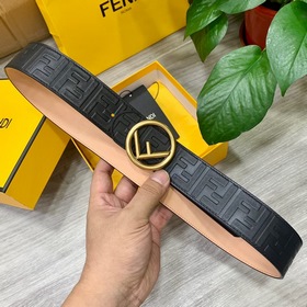 FENDl (Fendi) ширина 40 мм, двусторонняя оригинальная телячья кож