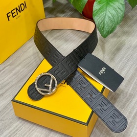FENDl (Fendi) ширина 40 мм, двусторонняя оригинальная телячья кож