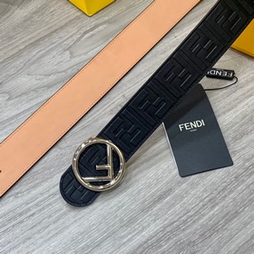 FENDl (Fendi) ширина 40 мм, двусторонняя оригинальная телячья кож