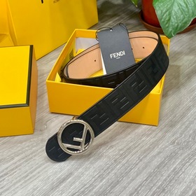 FENDl (Fendi) ширина 40 мм, двусторонняя оригинальная телячья кож