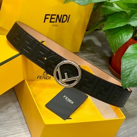 FENDl (Fendi) ширина 40 мм, двусторонняя оригинальная телячья кож