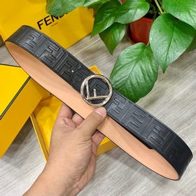 FENDl (Fendi) ширина 40 мм, двусторонняя оригинальная телячья кож