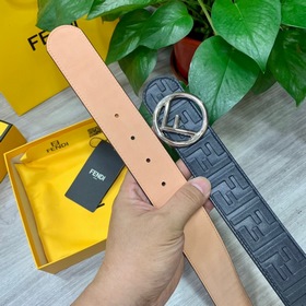 FENDl (Fendi) ширина 40 мм, двусторонняя оригинальная телячья кож
