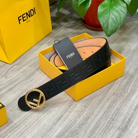 FENDl (Fendi) ширина 40 мм, двусторонняя оригинальная телячья кож
