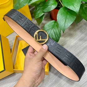 FENDl (Fendi) ширина 40 мм, двусторонняя оригинальная телячья кож