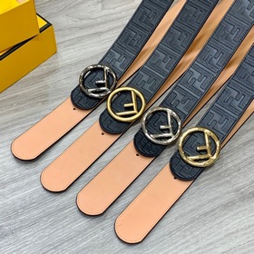 FENDl (Fendi) ширина 40 мм, двусторонняя оригинальная телячья кож